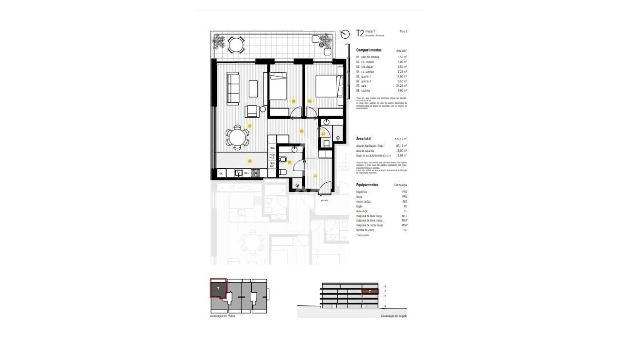 Apartamento T2 para Venda em Canidelo Foto 13