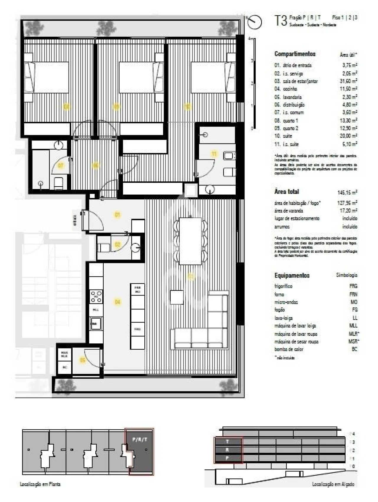 Apartamento T3 para Venda em Canidelo Foto 11