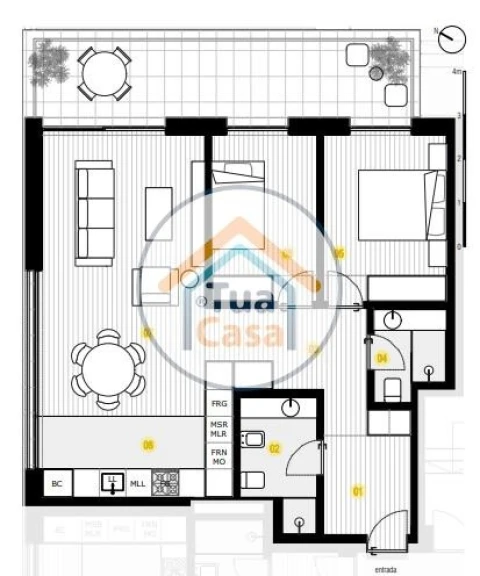 Apartamento T3 para Venda em Canidelo
