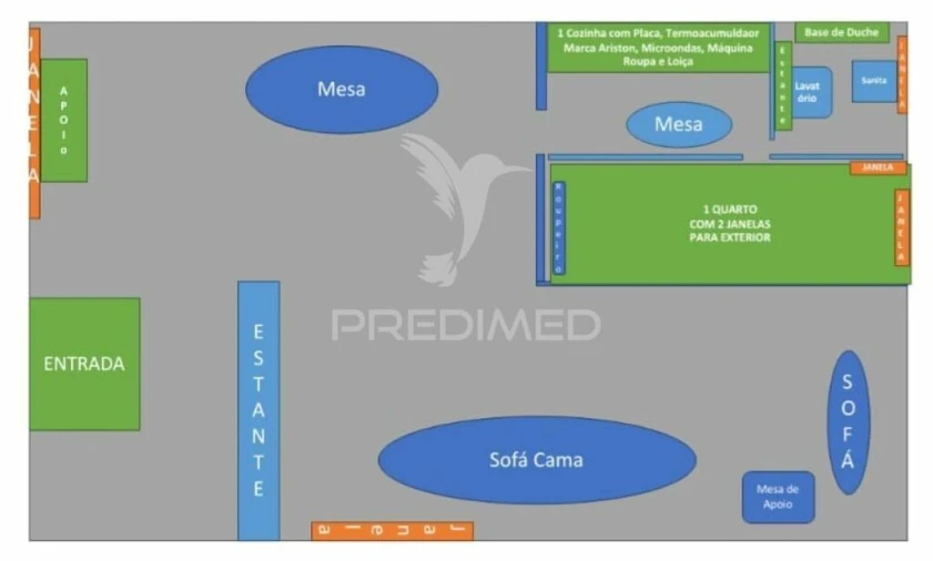 Apartamento T1 para Venda em Santa Maria Maior Foto 18