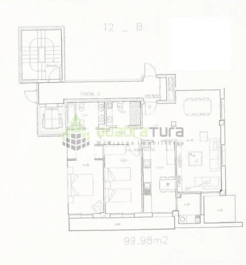 Apartamento T2 para Venda em Paranhos