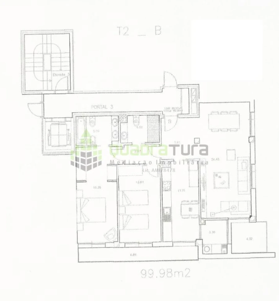 Apartamento T2 para Venda em Paranhos Foto 4