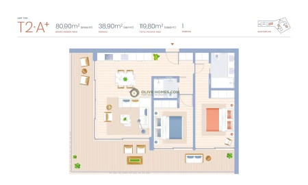 Apartamento T2 para Venda em Lagoa e Carvoeiro
