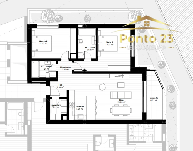 Apartamento T2 para Venda em Camara de Lobos Foto 9