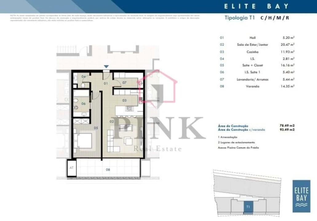 Apartamento T1 para Venda em Camara de Lobos Foto 17