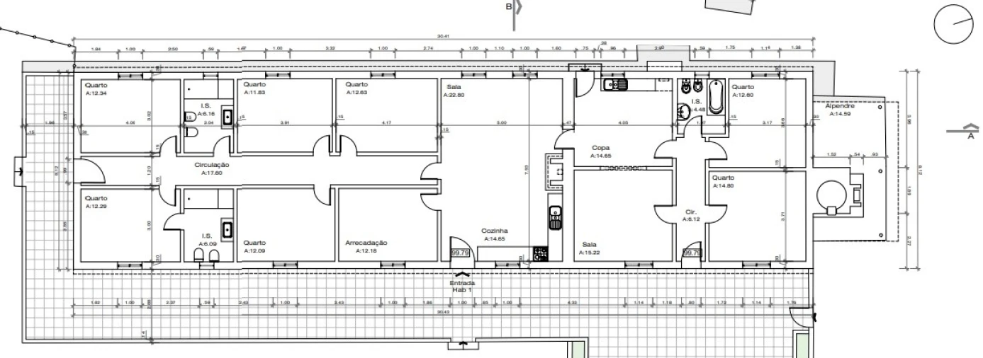 Quinta T7 para Venda em Grândola e Santa Margarida da Serra Planta 1