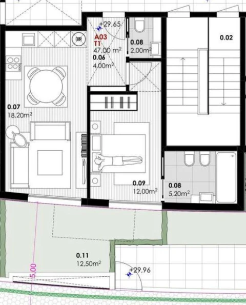 Apartamento T1 para Venda em Arcozelo