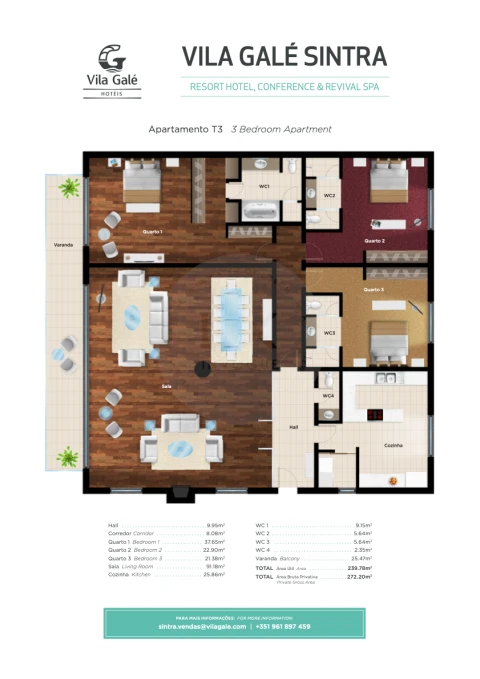 Apartamento T3 para Venda em Agualva e Mira-Sintra