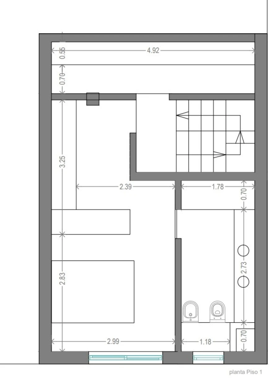 Apartamento T2 para Venda em Matosinhos e Leça da Palmeira Planta 2