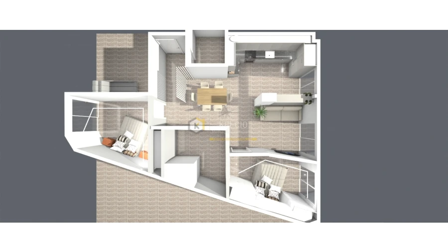 Apartamento T2 para Venda em Loule (São Sebastião)