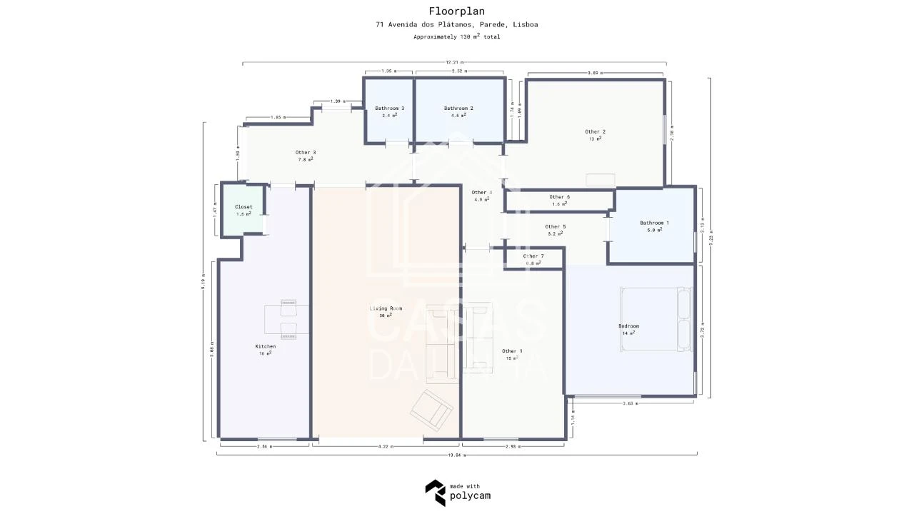 Apartamento T3 para Arrendamento em Carcavelos e Parede Foto 14