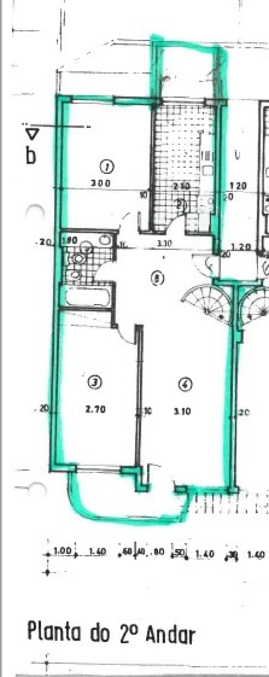Apartamento T3 para Venda em Costa da Caparica Planta 1