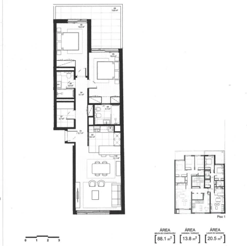 Apartamento T2 para Venda em Custóias, Leça do Balio e Guifões Foto 25