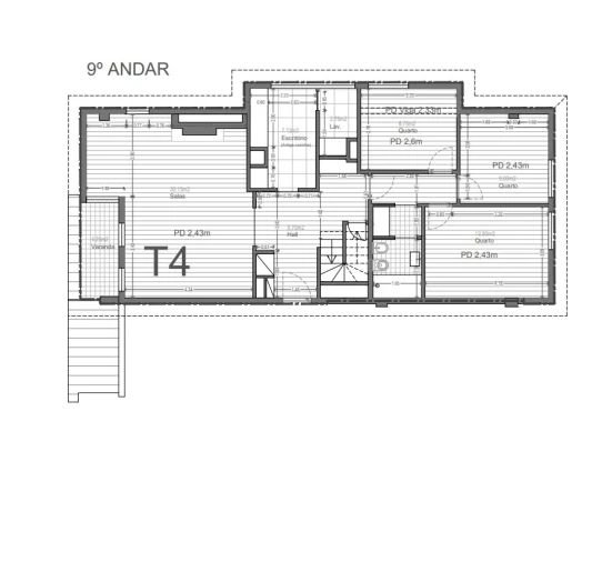 Apartamento T4 para Venda em Matosinhos e Leça da Palmeira Planta 1