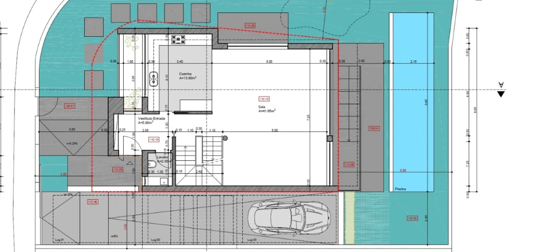 Moradia T3 para Venda em Alcabideche Planta 1