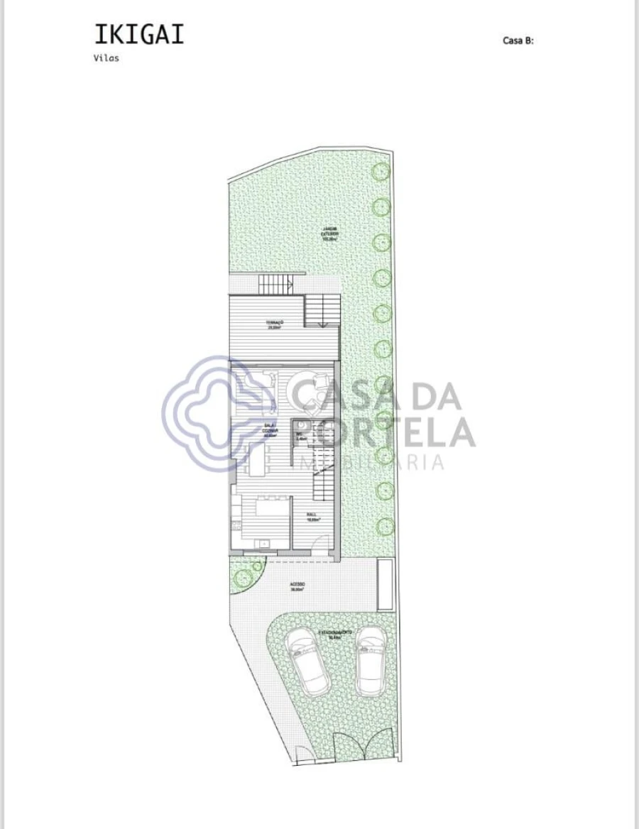 Moradia T3 para Venda em Cidade da Maia Planta 1