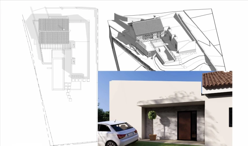 Moradia T3 para Venda em Santa Barbara de Nexe Planta 4