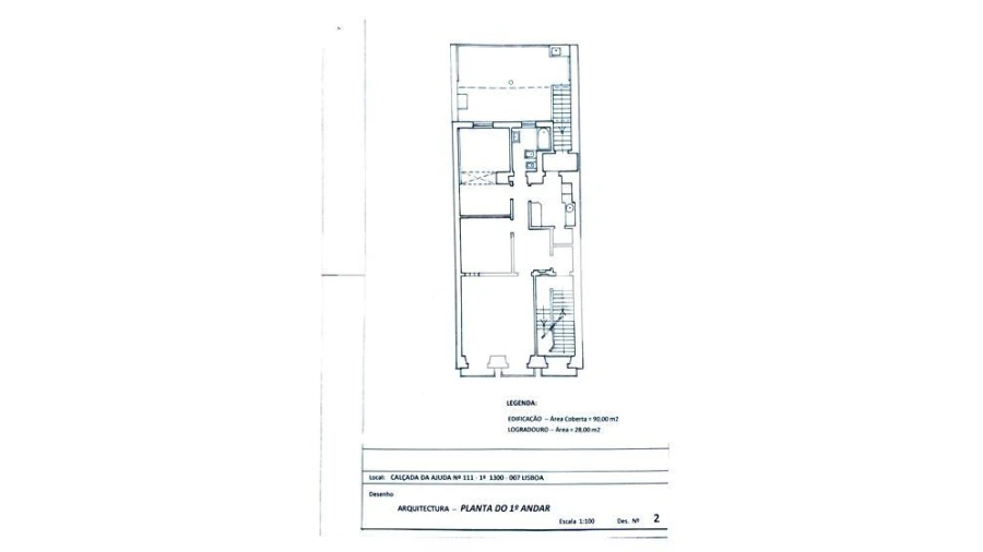 Apartamento T2 para Venda em Ajuda Planta 1