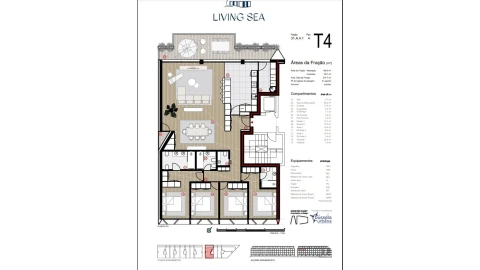 Apartamento T4 para Venda em Canidelo