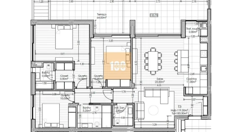 Apartamento T3 para Venda em Aguas Santas