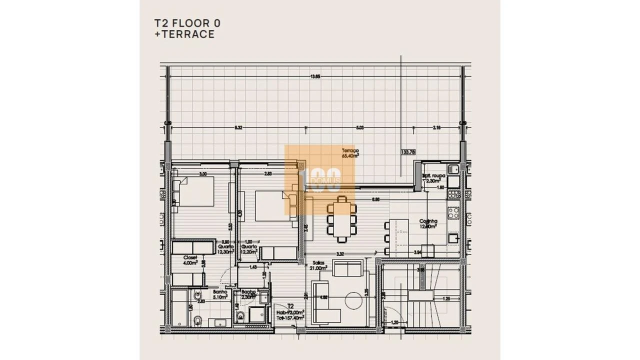 Apartamento T2 para Venda em Aguas Santas Foto 34