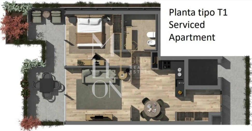 Apartamento T1 para Venda em São Mamede de Infesta e Senhora da Hora Foto 2