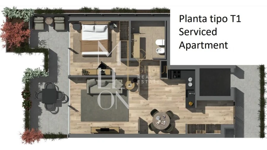 Apartamento T1 para Venda em São Mamede de Infesta e Senhora da Hora Foto 5