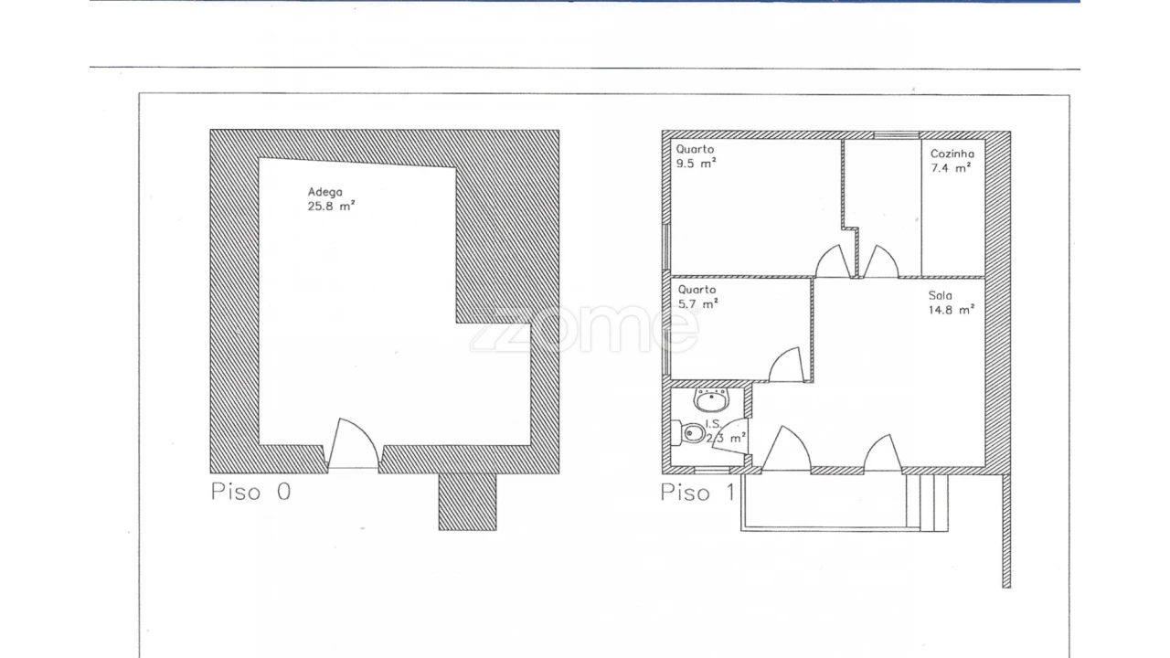Moradia T2 para Venda em Sampriz Foto 15