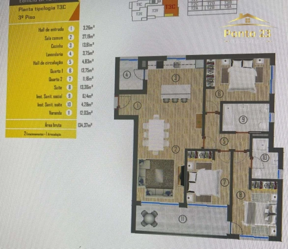 Apartamento T3 para Venda em Santo Antonio Foto 6