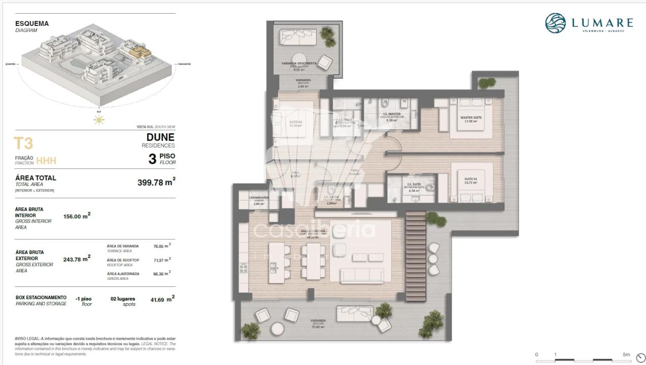 Apartamento T3 para Venda em Quarteira Foto 23