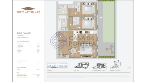 Apartamento T2 para Venda em Cedofeita, Santo Ildefonso, Sé, Miragaia, São Nicolau e Vitória