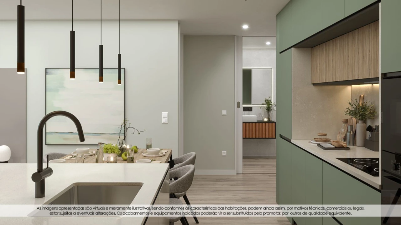 Apartamento T2 para Venda em Arcozelo Foto 3