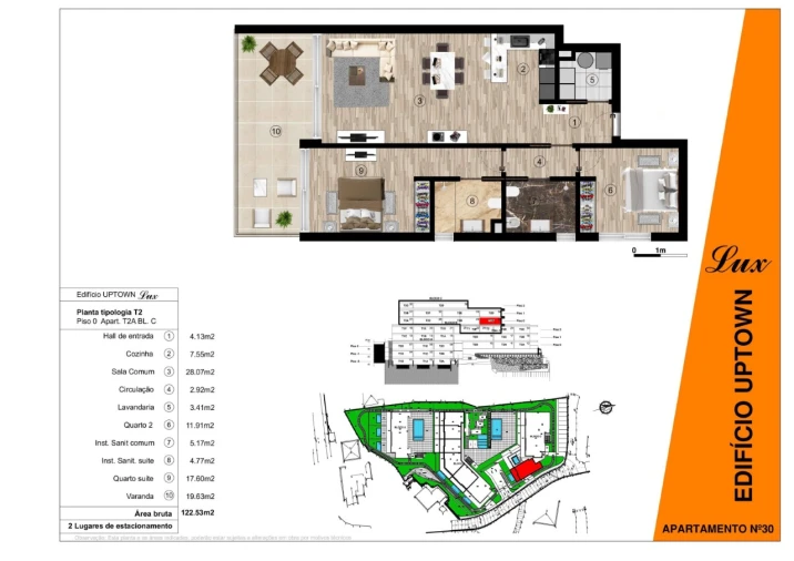 Apartamento T2 para Venda em Funchal (Santa Luzia) Planta 1