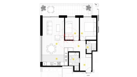 Apartamento T2 para Venda em Canidelo