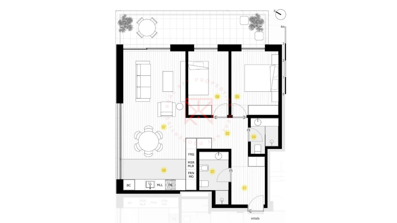 Apartamento T2 para Venda em Canidelo Foto 11