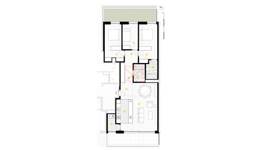 Apartamento T3 para Venda em Canidelo Foto 11