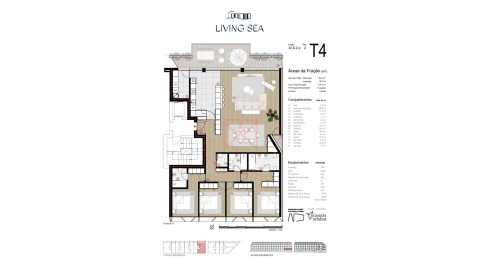 Apartamento T4 para Venda em Canidelo