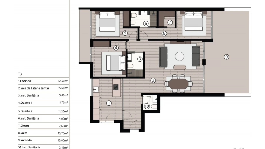 Apartamento T0 para Venda em São Martinho Foto 19