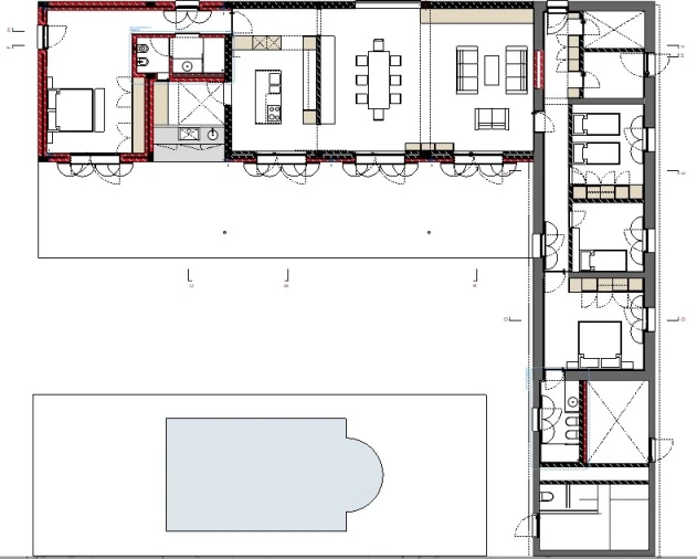 Quinta T4 para Venda em Poceirão e Marateca Planta 1