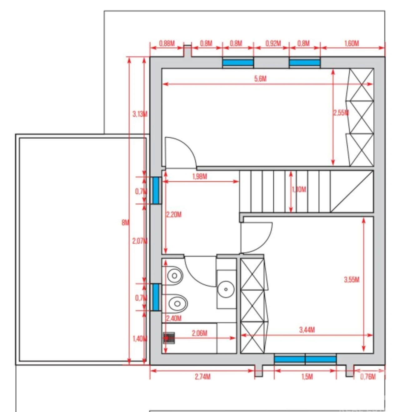 Moradia T2 para Venda em Lijo Foto 17