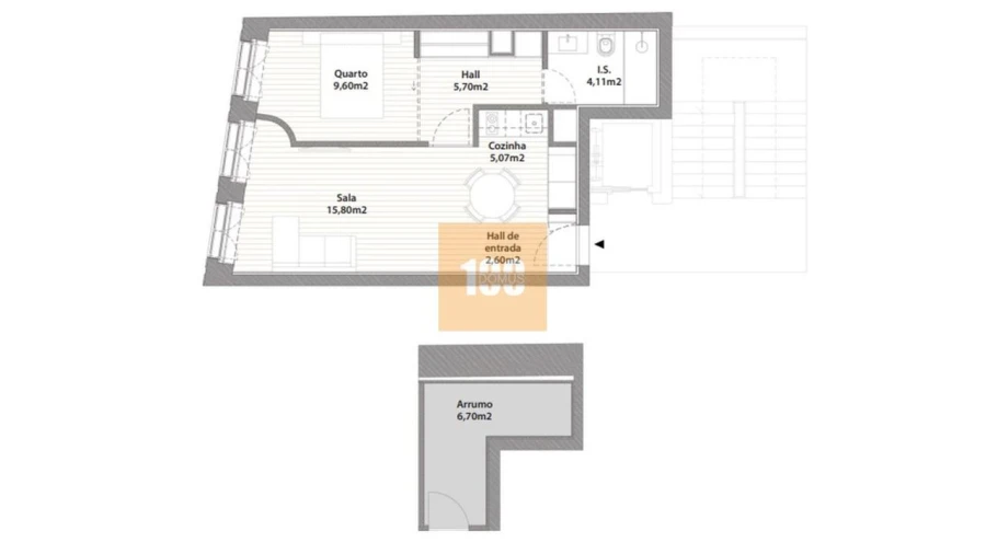 Apartamento T1 para Venda em Cedofeita, Santo Ildefonso, Sé, Miragaia, São Nicolau e Vitória Foto 19