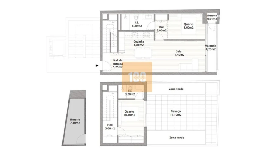 Apartamento T2 para Venda em Cedofeita, Santo Ildefonso, Sé, Miragaia, São Nicolau e Vitória Foto 28