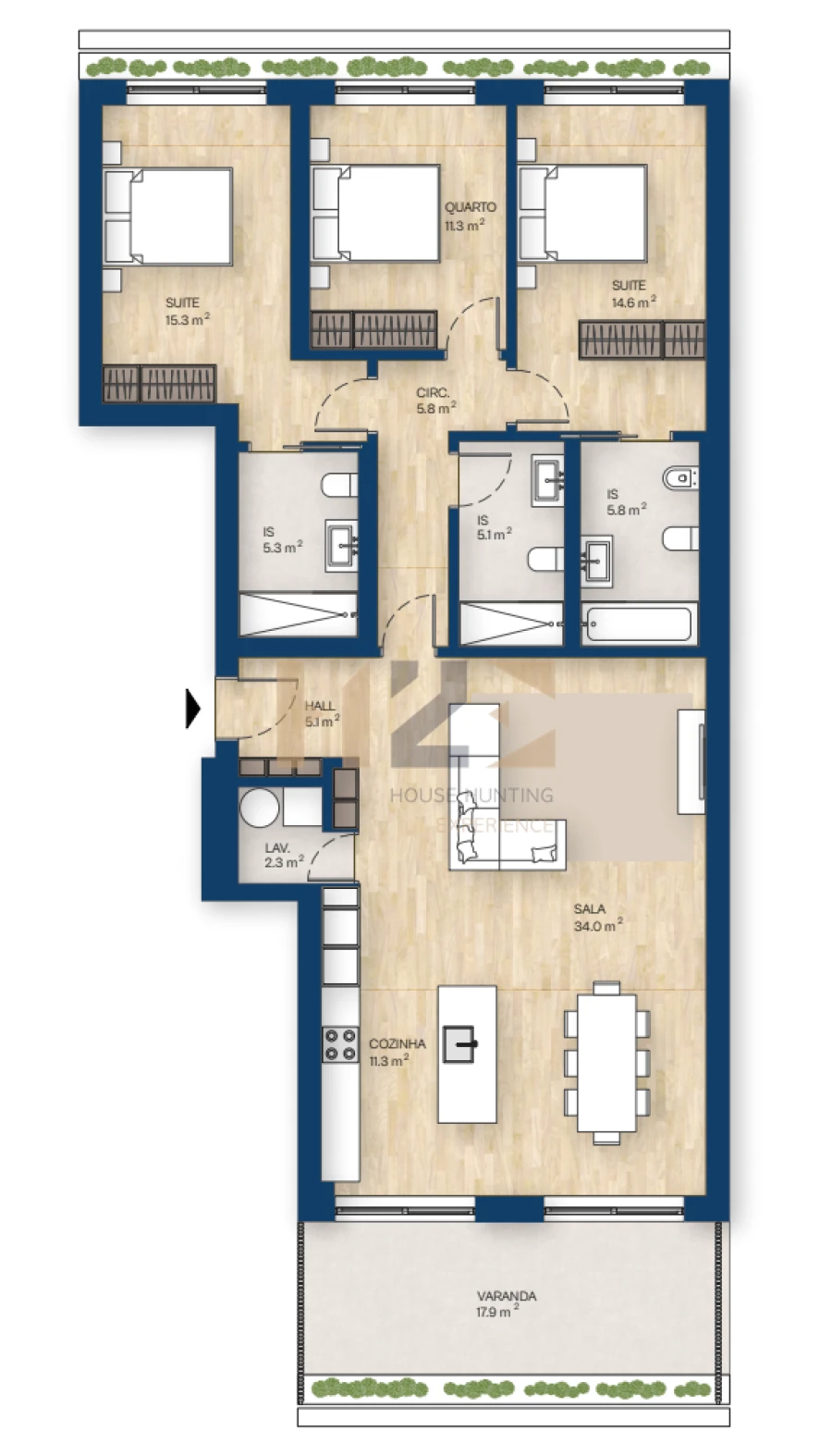 Apartamento T3 para Venda em Canidelo Foto 31