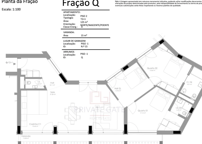 Apartamento T2 para Venda em Bonfim Foto 11