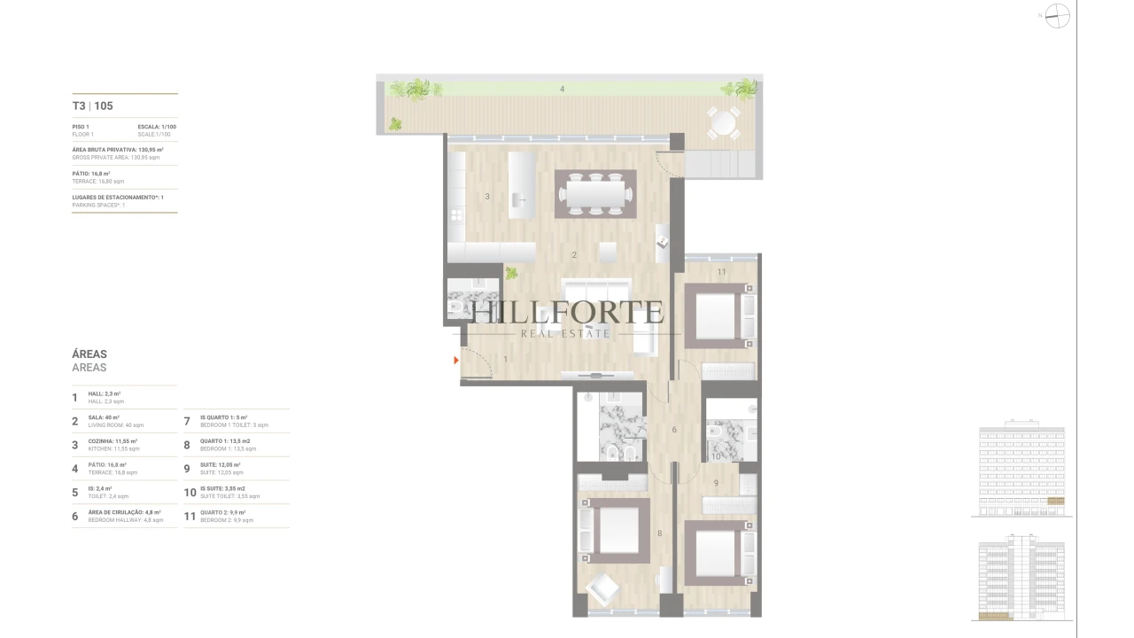 Apartamento T3 para Venda em Estrela Foto 16