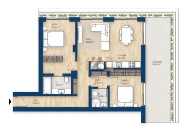 Apartamento T2 para Venda em Canidelo