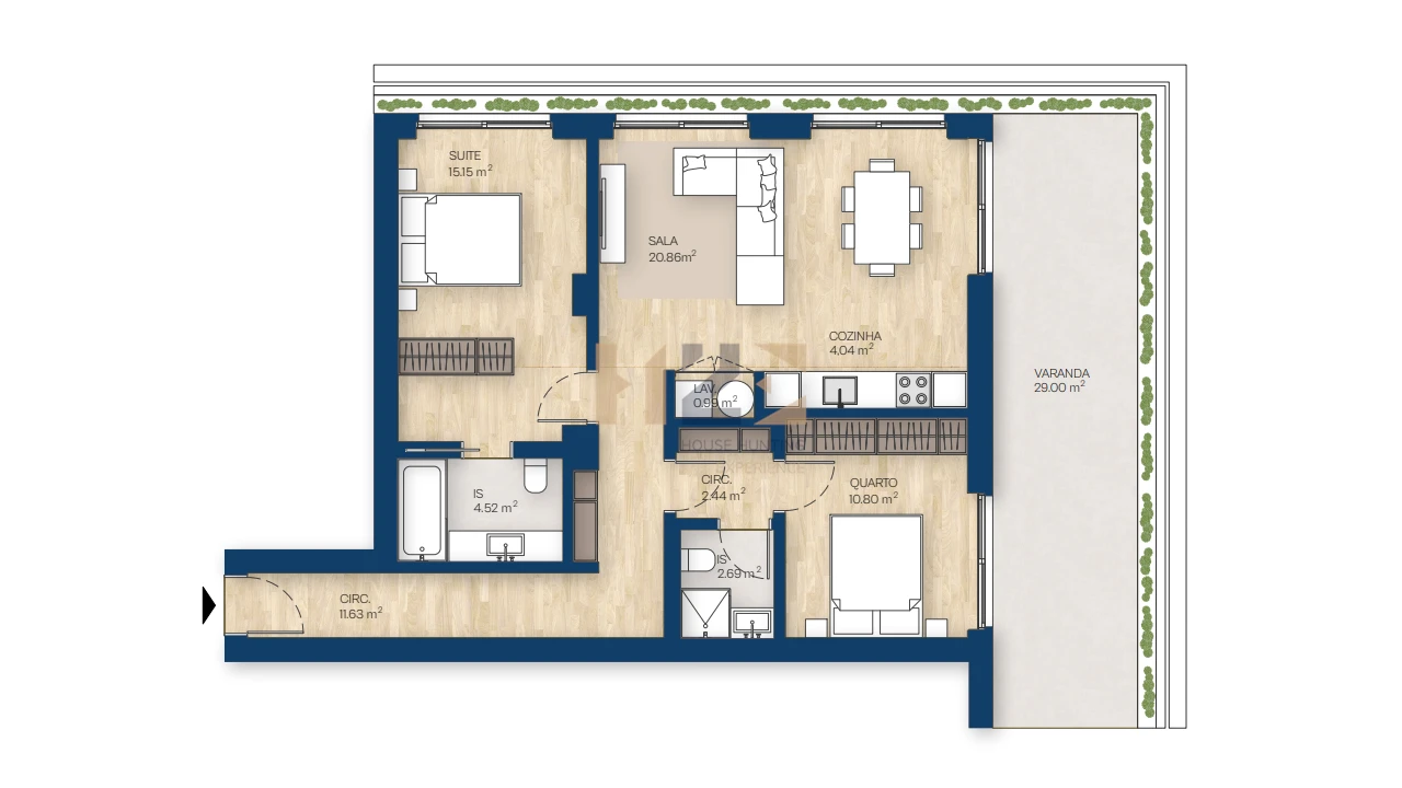 Apartamento T2 para Venda em Canidelo Foto 31