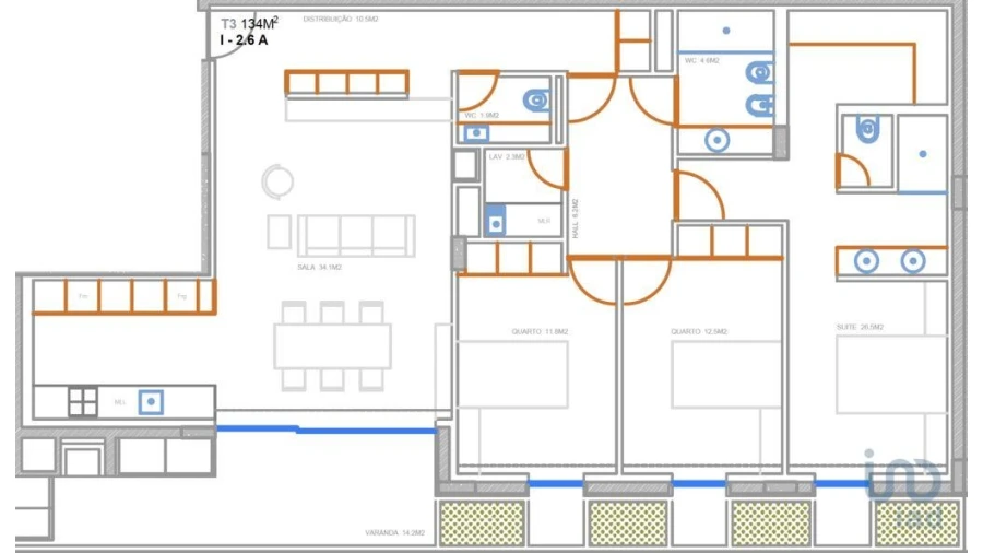 Apartamento T3 para Venda em Ramalde Foto 11