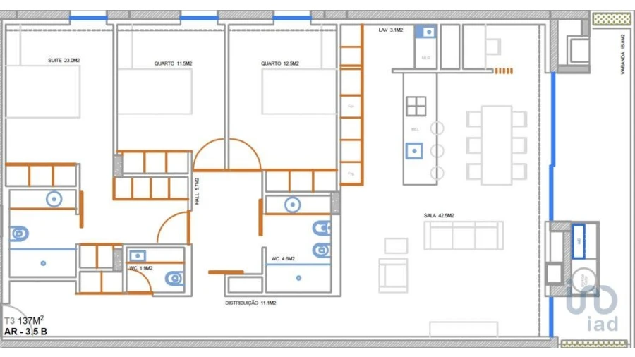 Apartamento T3 para Venda em Ramalde Foto 15