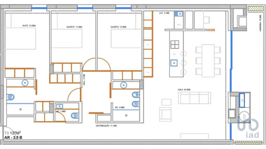 Apartamento T3 para Venda em Ramalde Foto 15